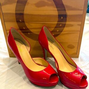 Nine West red heels